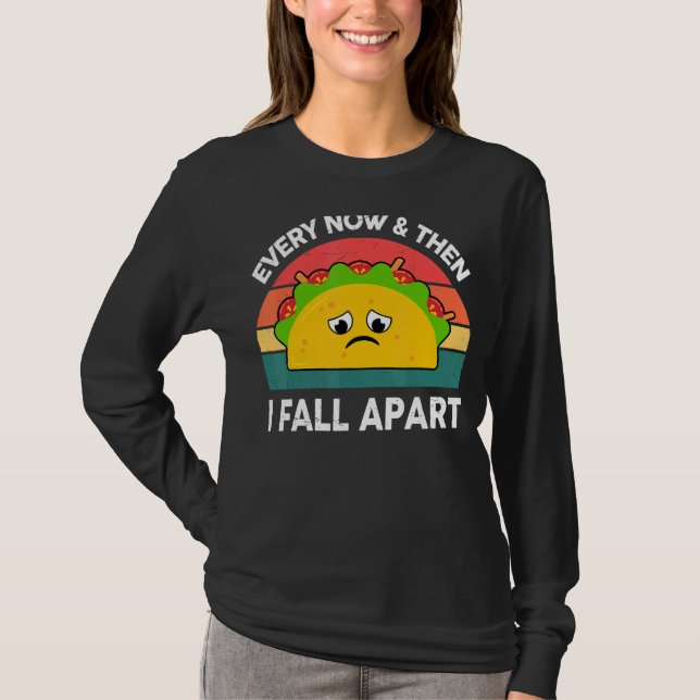 Camiseta Taco De Vez Em Quando Eu Caio Na Comida Mexicana (Frente)