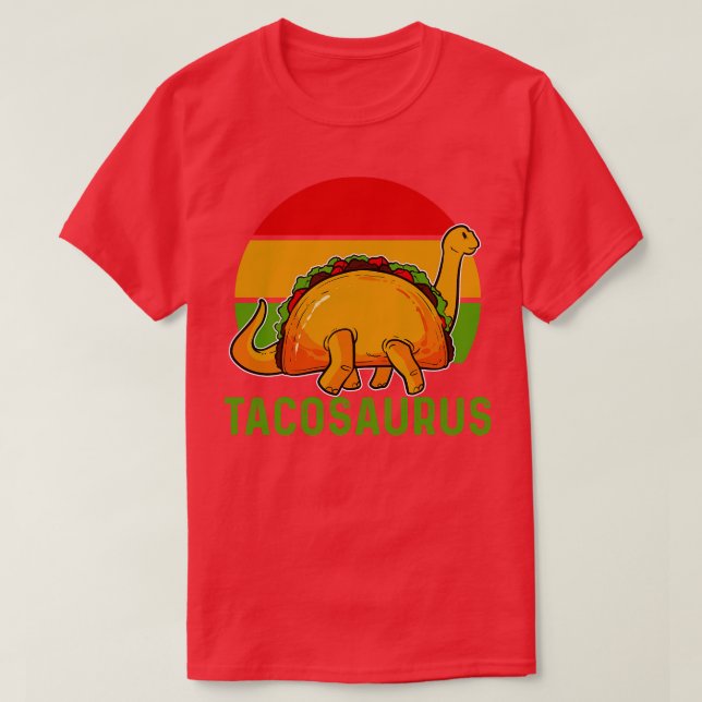 Camiseta Taco Dinosaur (Frente do Design)