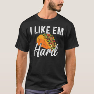 Camiseta Taco Eu Gosto Deles Duros Comida Mexicana
