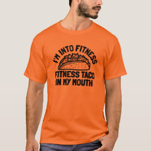 Camiseta Taco Fitness Academia Divertida