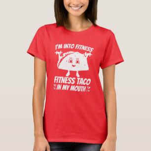 Camiseta Taco Fitness Divertido Ginásio