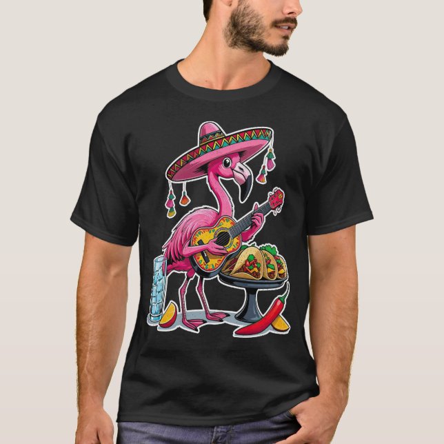 CAMISETA TACO FLAMINGO (Frente)