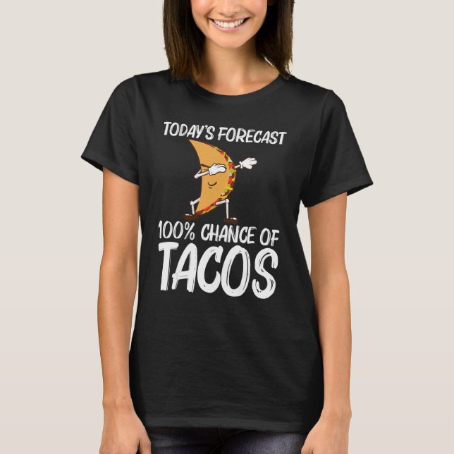 Camiseta Taco For Men Women Mexican Street Food Dish (Frente)