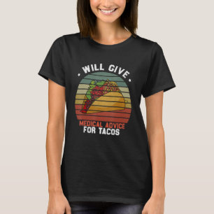 Camiseta Taco Lover dará aconselhamento médico para Taco Fu