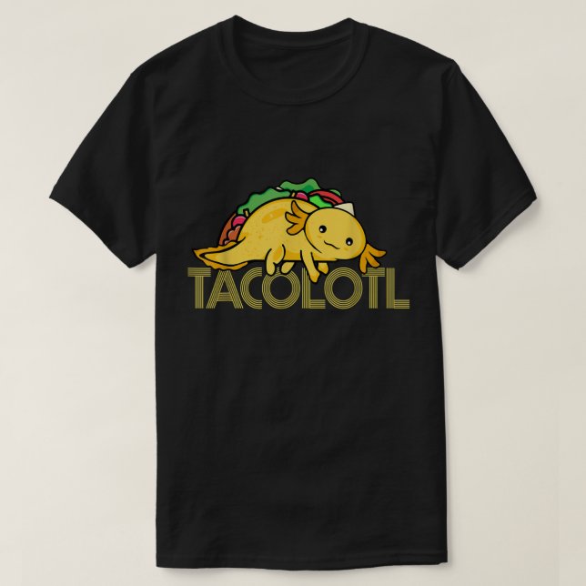 Camiseta Taco Lover Men Axolotl Amantes Mulheres Cuecas Ax  (Frente do Design)