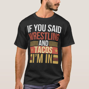 Camiseta Taco & Luta Amantes Memória Para Lutadores Mexican