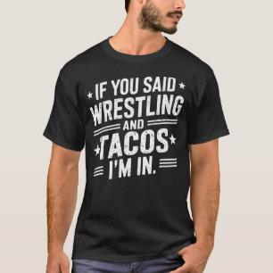 Camiseta Taco & Luta Amantes Memória Para Lutadores Mexican
