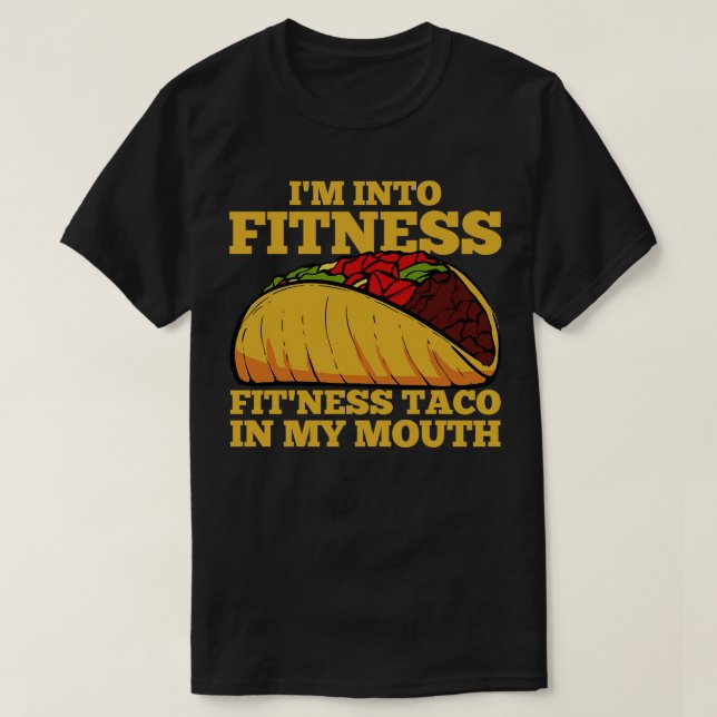 Camiseta Taco Malhação Workout Mexicano (Frente do Design)