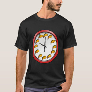 Camiseta Taco O Relógio Em Algum Lugar Mulheres Bebendo