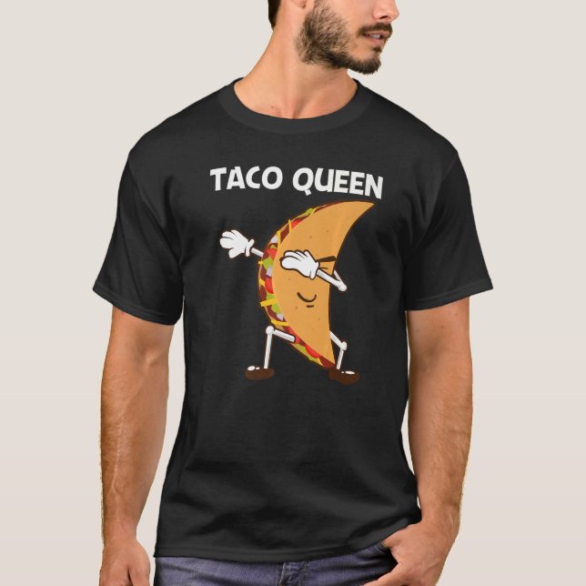 Camiseta Taco Para Mulheres Mãe Comida Mexicana Rua 1 (Frente)