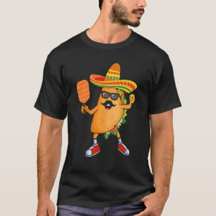Camiseta Taco Pickleball Player Engraçado Taco Mexicano Jog