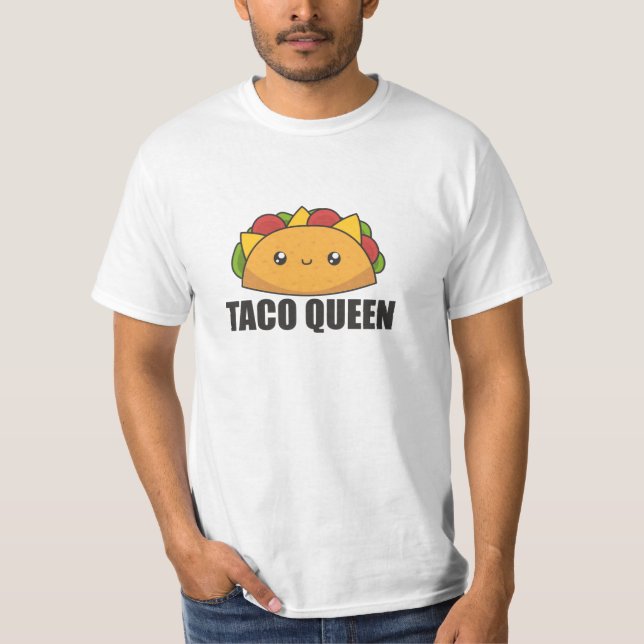 Camiseta Taco Queen Cinco De Mayo Tacos Comida Encantada (Frente)