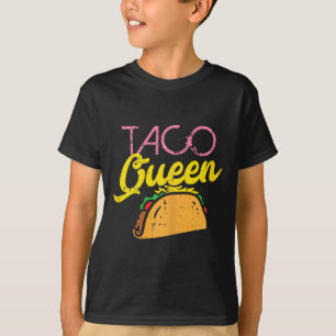 Camiseta Taco Queen Funny Cinco De Mayo Comida Foodie Mexic