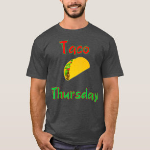 Camiseta Taco Quinta-Feira Tee Todos Os Dias É O Taco Day