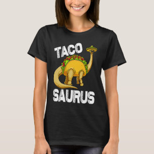 Camiseta Taco Saurus Cinco de Celebração Mexicana