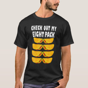 Camiseta Taco Six Pack Cinco De Mayo Fiesta   Mens