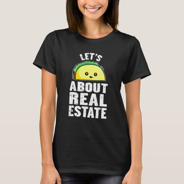 Camiseta Taco Sobre Imóveis Mexicanos Taco Realtor A (Frente)