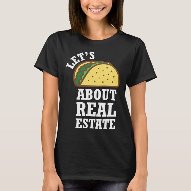 Camiseta Taco Sobre Investimento Imobiliário (Frente)