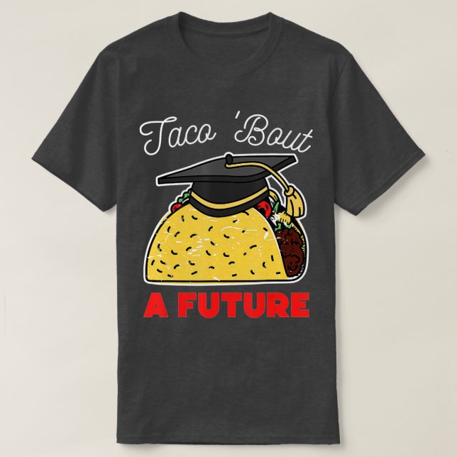 Camiseta Taco sobre uma futura Festa de formatura (Frente do Design)