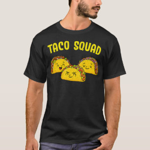Camiseta Taco Squad Amante de Comida Mexicana Cinco De Mayo