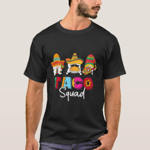 Camiseta Taco Squad Cinco De Mayo Engraçado Comida Mexicana