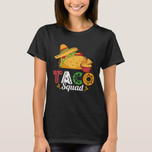 Camiseta Taco Squad Comida mexicana Lover Engraçado Tacos 3