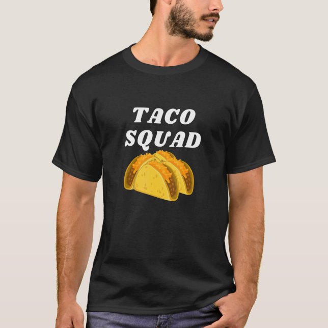 Camiseta Taco Squad Comida mexicana Taco Veggies (Frente)