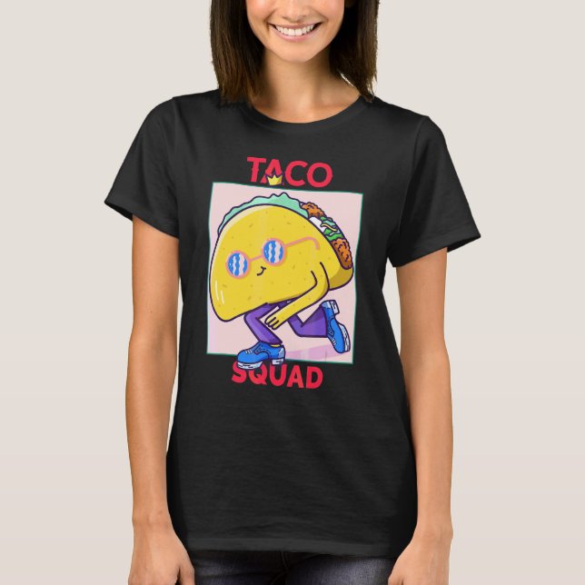 Camiseta Taco Squad Dancing Taco Cinco De Mayo Comida mexic (Frente)