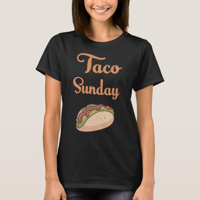 Camiseta taco sunday (Frente)