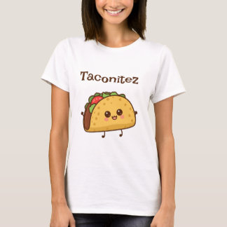 Camiseta Taco T-Shirt – Fun Kawaii Food Tee