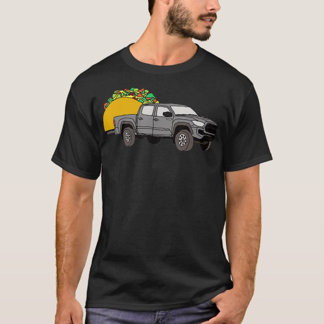 Camiseta Taco Tacoma TRD Prerunner 4X4 Caminhão Fora da Est (Frente)