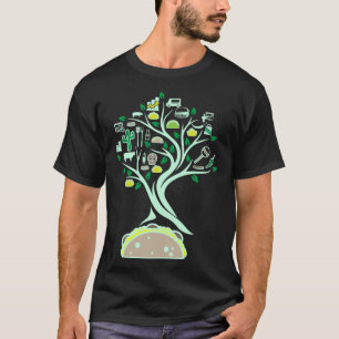 Camiseta Taco Tacos Mexicanos Árvore Da Vida Yoga Celta Vik
