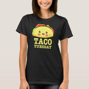 Camiseta Taco Terça-feira Tacos Comida mexicana