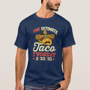 Camiseta Taco Terça-Feira Twosday Comida Mexicana 22 De Fe