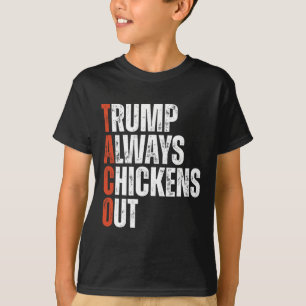 Camiseta Taco Trump Sempre Desiste Dizendo Tarifa Engraçada