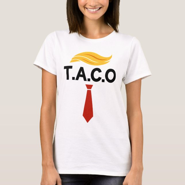 Camiseta Taco Trump Sempre Fala Frangos (Frente)