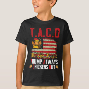 Camiseta Taco Trump Sempre Fala Frio Engraçado Vamos Taco