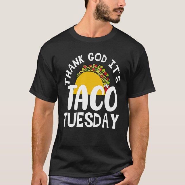 Camiseta Taco Tuesday Cinco de Mayo For Men Women  Mexican (Frente)