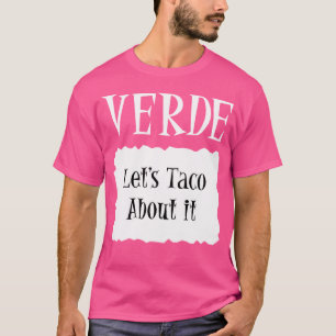 Camiseta Taco Verde Hot Packet Halloween
