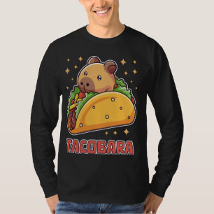 Camiseta Tacobara Funny Capybara Tacos Terça-feira Comida m