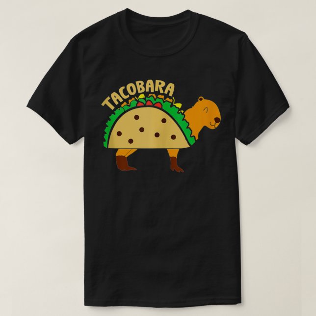Camiseta Tacobara Taco Capybara (Frente do Design)