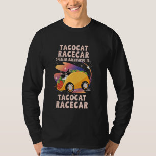 Camiseta Tacocat Carro de Corrida Escrito ao Contrário Dive