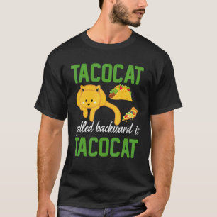 Camiseta Tacocat Escrito ao Contrário é Taco Cat Cinco De M
