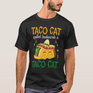 Camiseta Tacocat Escrito ao Contrário É Tacocat Para Taco E