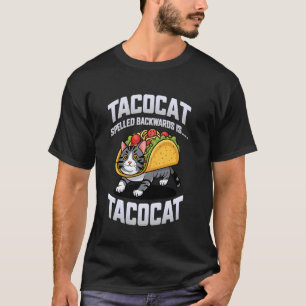 Camiseta Tacocat Escrito ao Contrário É Tacocat Para Tacos