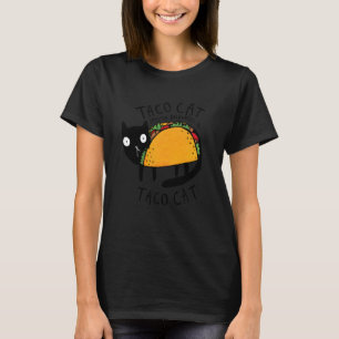 Camiseta Tacocat Escrito ao Contrário Piada Taco Cat Cinco 