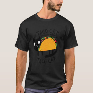 Camiseta Tacocat Escrito ao Contrário Piada Taco Cat Cinco