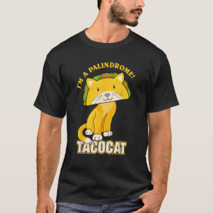 Camiseta Tacocat Escrito ao Contrário Taco Cat