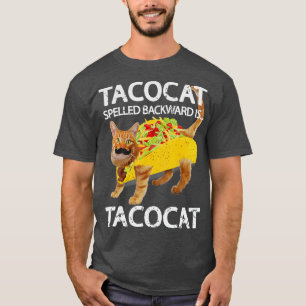 Camiseta Tacocat Funny Cat Taco Gatinho Tacos