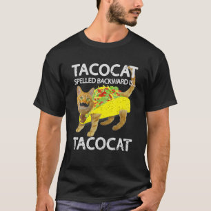 Camiseta Tacocat Funny Cat Taco Taco Tacos Gatinhos Teares